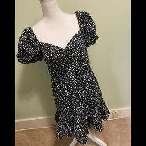 Bar III polka dot dress